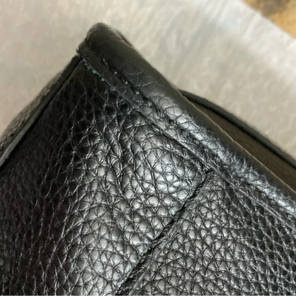 Coach black leather unisex briefcase laptop bag 71509 - Picture 7 of 13